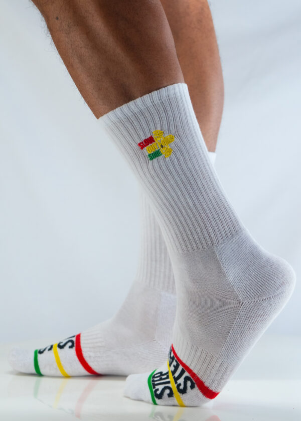 SBS Unisex Step Steady - White Socks