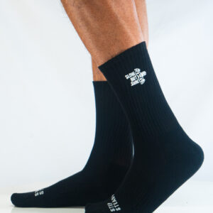 SBS Unisex Step Steady - Basic Black Socks