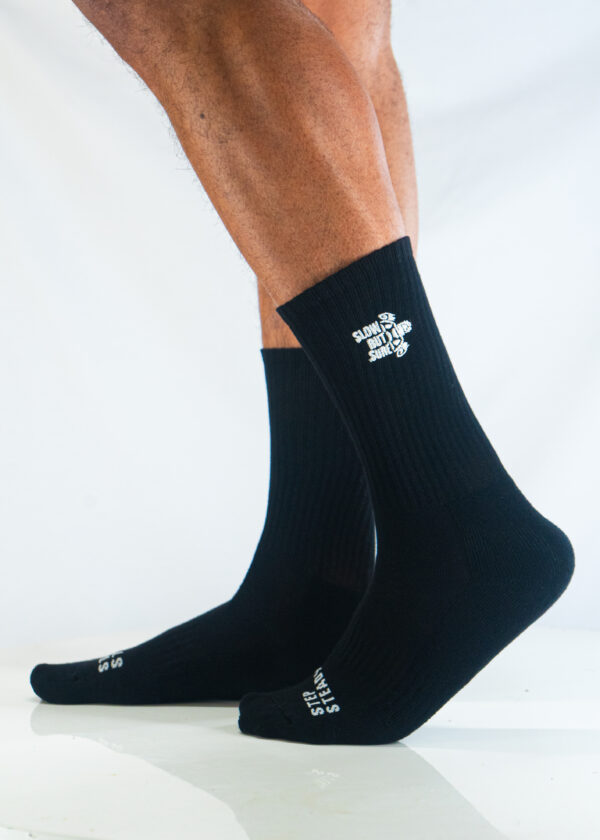 SBS Unisex Step Steady - Basic Black Socks